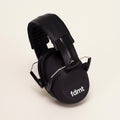 fdmt matte black noise-reducing earmuffs with cushioned ear cups and a padded adjustable headband.